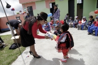 Niños de CIBV festejaron su día con homenaje del Patronato Provincial.