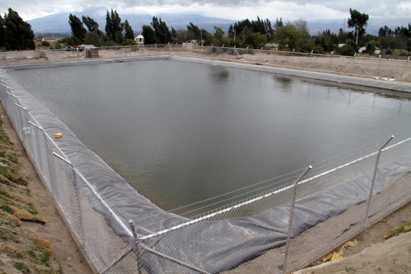 Reservorio de 5 mil litros cúbicos de agua en San José de Tanicuchí