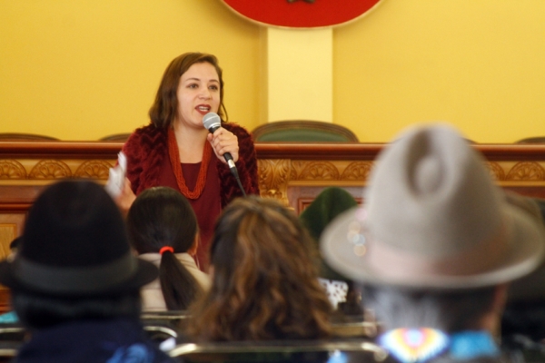 GAD Provincial de Cotopaxi realizó un foro por el día de la Mujer.