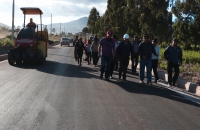 Prefecto realiza recorrido por la vía Toacaso - Cuicuno - unión Narváez