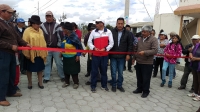 Joseguango Alto recibe obra de adoquinado de la Prefectura de Cotopaxi.