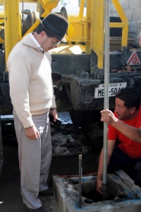 Poaló recibió bomba sumergible para agua de riego