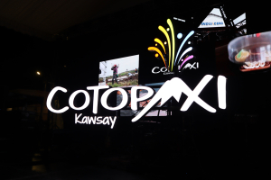 La Provincia de Cotopaxi se ilumina con luces y colores en la celebración del relanzamiento de la nueva y mejorada marca territorial productiva &quot;Cotopaxi Kawsay&quot;.