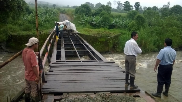 GAD Cotopaxi rehabilitará puente en el recinto Estero Hondo