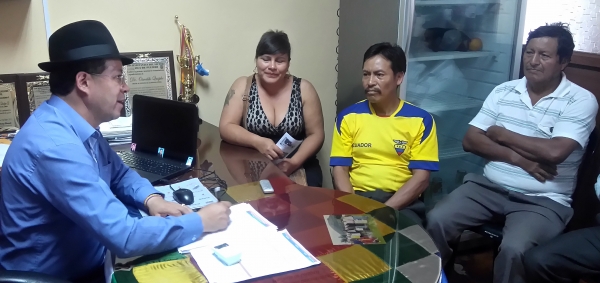 Recintos del cantón La Maná coordinan trabajos viales