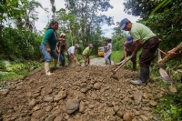 GAD Provincial cumple trabajos emergentes en la Maná