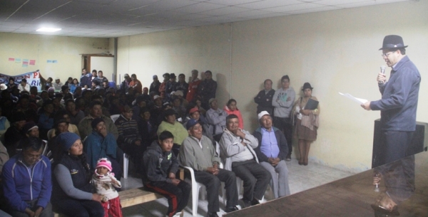 En 4 meses, 90 familias del barrio Qusinche Bajo contarán con riego