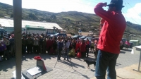 Prefecto interviniendo en la Asamblea