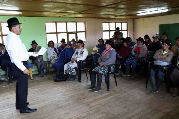 Prefecto socializa trabajos de nuevos sistemas de riego