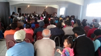 Prefectura realiza mantenimiento de sistema de riego Alejandro Salgado Salvador.