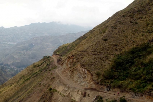 Cotopaxi markapak apuk Jorge Guamán, Guanbaine - Angamarca ayllu llaktapi ñankunamanta yanapankami