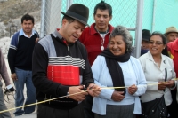 Tierras que estuvieron abandonas en Panzaleo ahora serán productivas con la inversión de la Prefectura de Cotopaxi que entregó riego por aspersión en cada parcela.