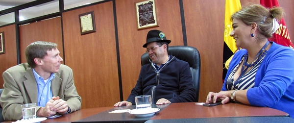 Delegado oficial de la Embajada de los EEUU realiza visita a Cotopaxi