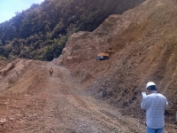 Avanzan los trabajos en la vía Loma Alta - Salinas de Monte Nuevo
