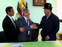 Firma de convenio tripartito en Mulalillo
