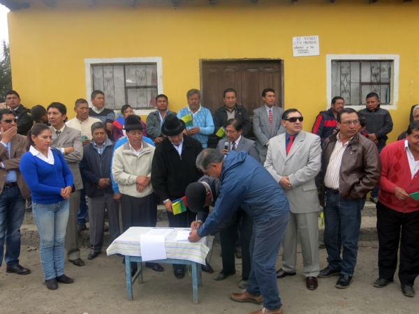Iniciaron Trabajos de Rehabilitación de la Vía Saquisilí – Lasso.