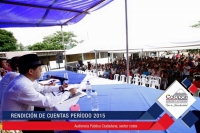 Prefecto rindió cuentas en La Maná