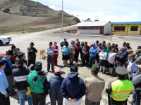 Reunión con los habitantes de la Comunidad Ocho de Septiembre 