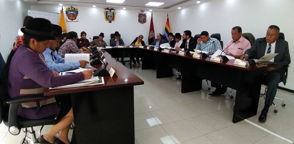 Cámara provincial conoció y aprobó en primer debate el presupuesto 2019 para Cotopaxi