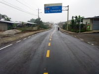 Más de 3 millones en el asfaltado de la vía Guayacán - Guasaganda -Pucayacu I etapa