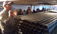 Materiales de riego entregados en la comunidad Tingo Nunuya
