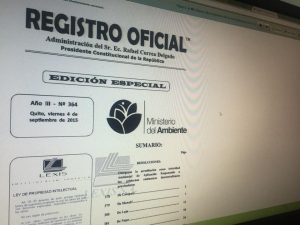 Acreditación como Autoridad Ambiental al Gobierno Provincial se publicó en el Registro Oficial