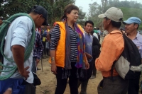 Silvia Bravo Cotopaxi markapak katik apuk Sigchos kiti ayllu llaktakunapi tantanakuyta charirkami
