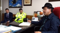 EJECUTIVOS DE AERCARIBE AGRADECEN APOYO DE LA PREFECTURA DE COTOPAXI