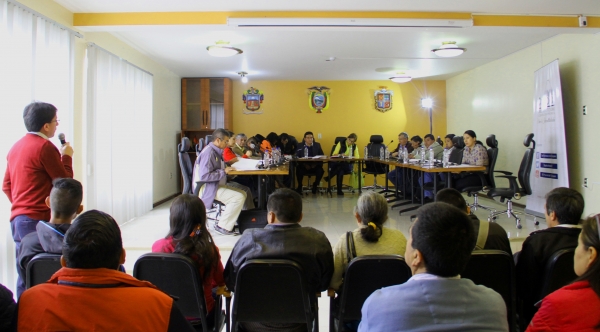 Consejo en pleno recibió comisiones en sesión ordinaria