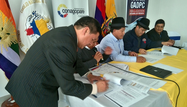 Conagopare y Prefectura renuevan convenio de trabajo mancomunado